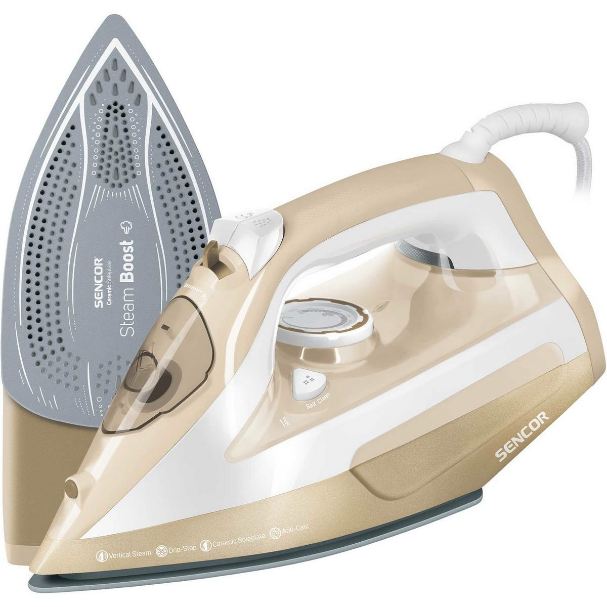 Sencor SSI 6110GD naparovacia žehlička, zlatá Sencor SSI 6110GD naparovacia žehlička, zlatá