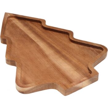 Servírovacia tácka z akácie Stromček 28,5 × 20 × 1,5 cm