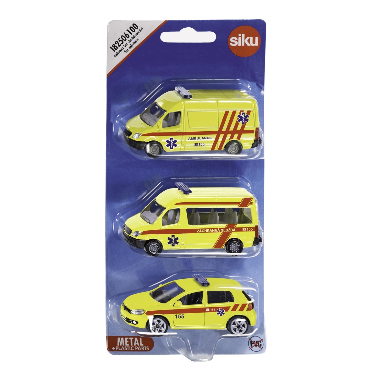 Siku Sada áut Ambulance, 3 ks Siku Sada áut Ambulance, 3 ks