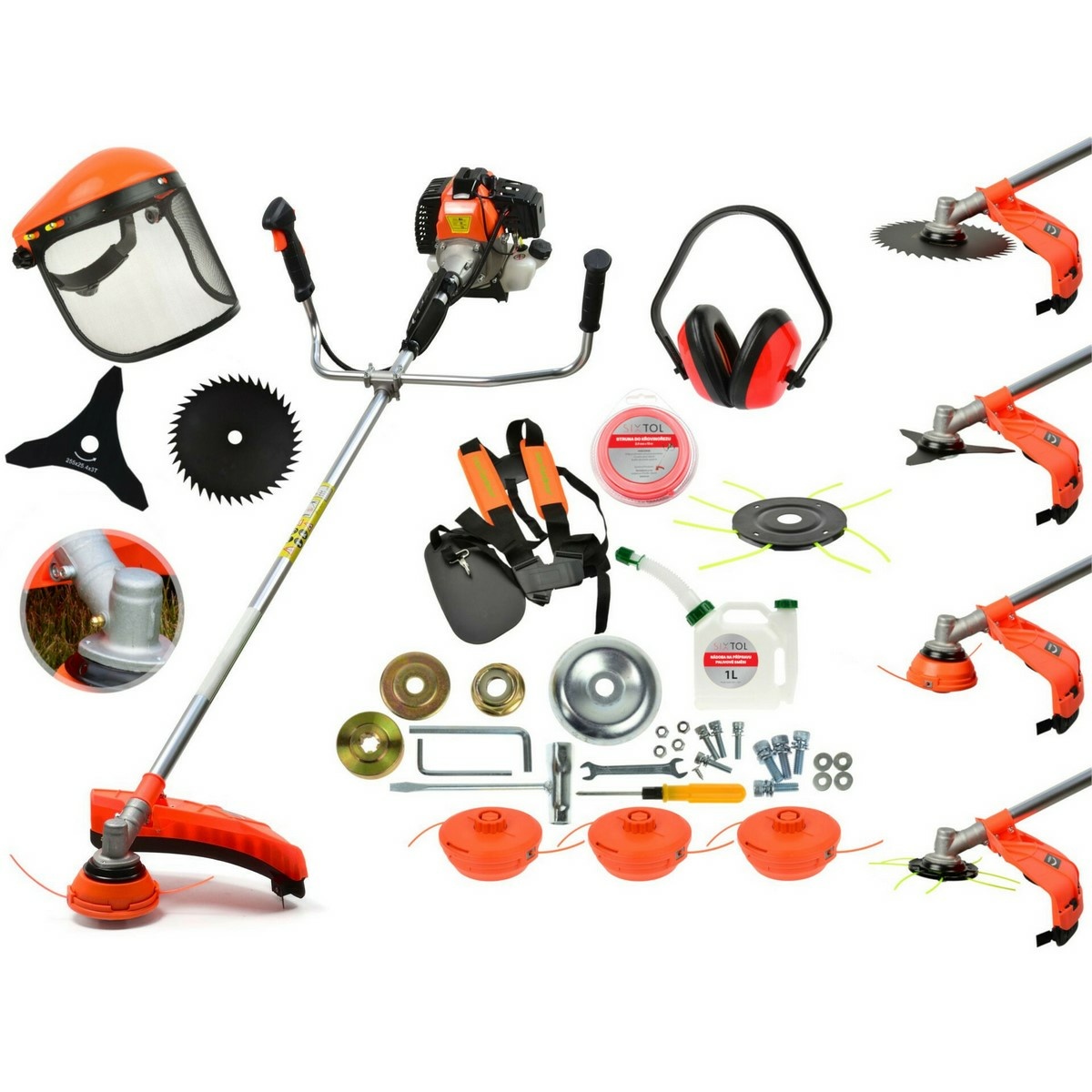 Sixtol Benzínový krovinorez Grass cut, 3000 W Sixtol Benzínový krovinorez Grass cut, 3000 W