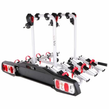 Sixtol Nosič kol na tažné zariadenie BIKE 4, 4 bicykle, L