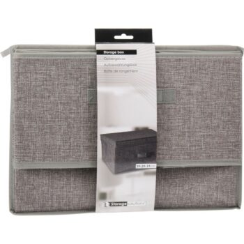 Skladací úložný box s odklopným vekom 39 x 29 x 19 cm, S