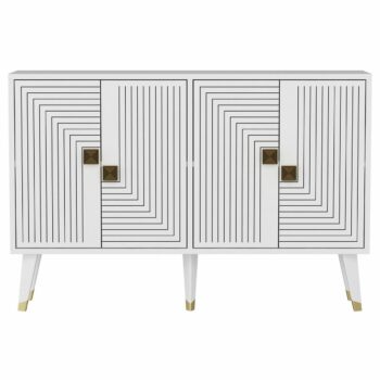 Skrinka Ahart White and Gold