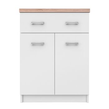 Skrinka TOPTY 2D1S/60 typ 41, dub Sonoma