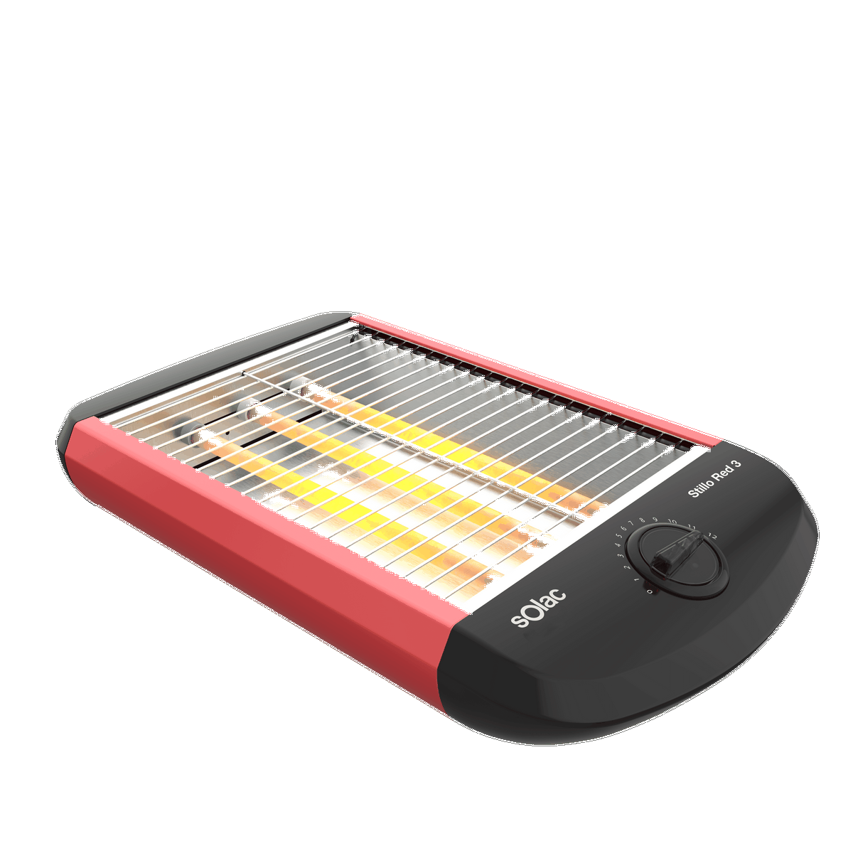 Solac TC5309 plochý hriankovač Stillo Red Solac TC5309 plochý hriankovač Stillo Red