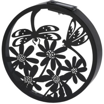 Solárna nástenná dekorácia Vážky 25 x 5 cm