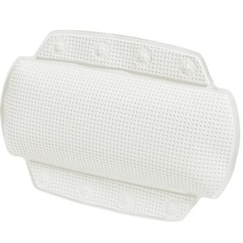 Spirella Vankúš do vane ALASKA, biela, 32 x 23 cm