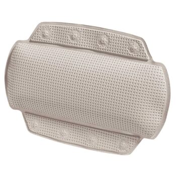 Spirella Vankúš do vane ALASKA, svetlohnedá, 32 x 23 cm