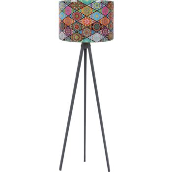 Stojacia lampa Mandala 136, sivá