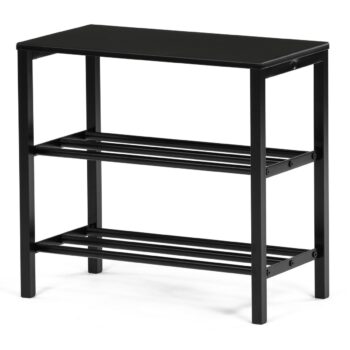 Stojan na topánky 83168-42 BK, kovový, čierny