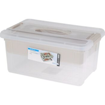 Storage Solutions Plastový úložný box s vložkou 9 l, 35 x 23 x 17 cm