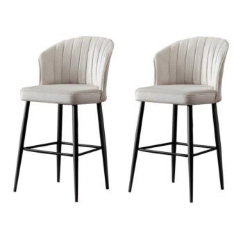 Súprava barových stoličiek Rubi Cream, 2 ks, 2 ks