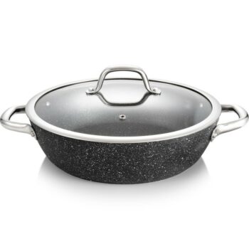 TESCOMA panvica hlboká PRESIDENT Stone s pokrievkou ø 28 cm , 28 cm