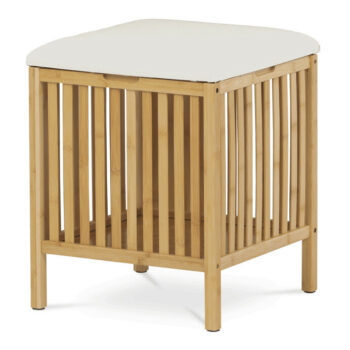 Taburet s úložným priestorom B066 NAT, bambus