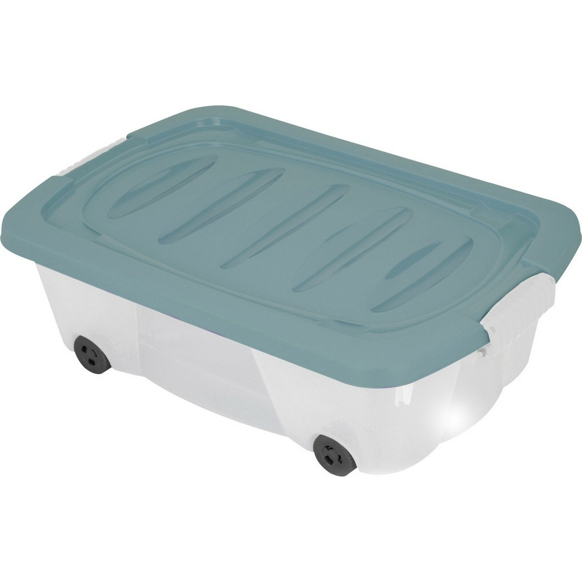 Úložný box pod posteľ s kolieskami 60 x 38 x 17,5 cm, zelená Úložný box pod posteľ s kolieskami 60 x 38 x 17,5 cm, zelená