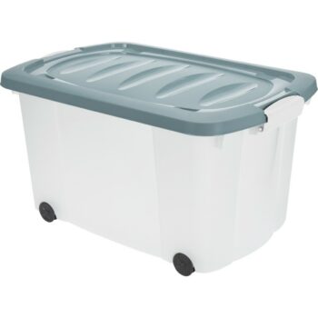 Úložný box s kolieskami, 60 x 39 x 32 cm, zelená