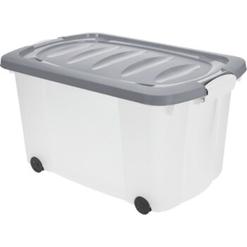 Úložný box s kolieskami, 60 x 39 x 32 cm, zelená