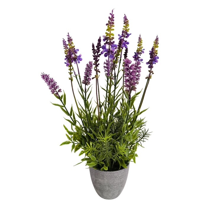 Umelá Levanduľa v kvetináči, 43 cm Umelá Levanduľa v kvetináči, 43 cm