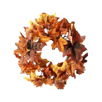 Veniec jesenné lístie, 30 cm