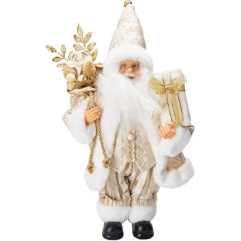 Vianočná LED dekorácia Stojaci Santa, 20x10x30 cm