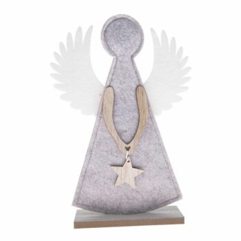 Vianočná dekorácia Anjel 27 cm, plsť