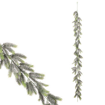 Vianočná smreková girlanda, 170 cm, zelená