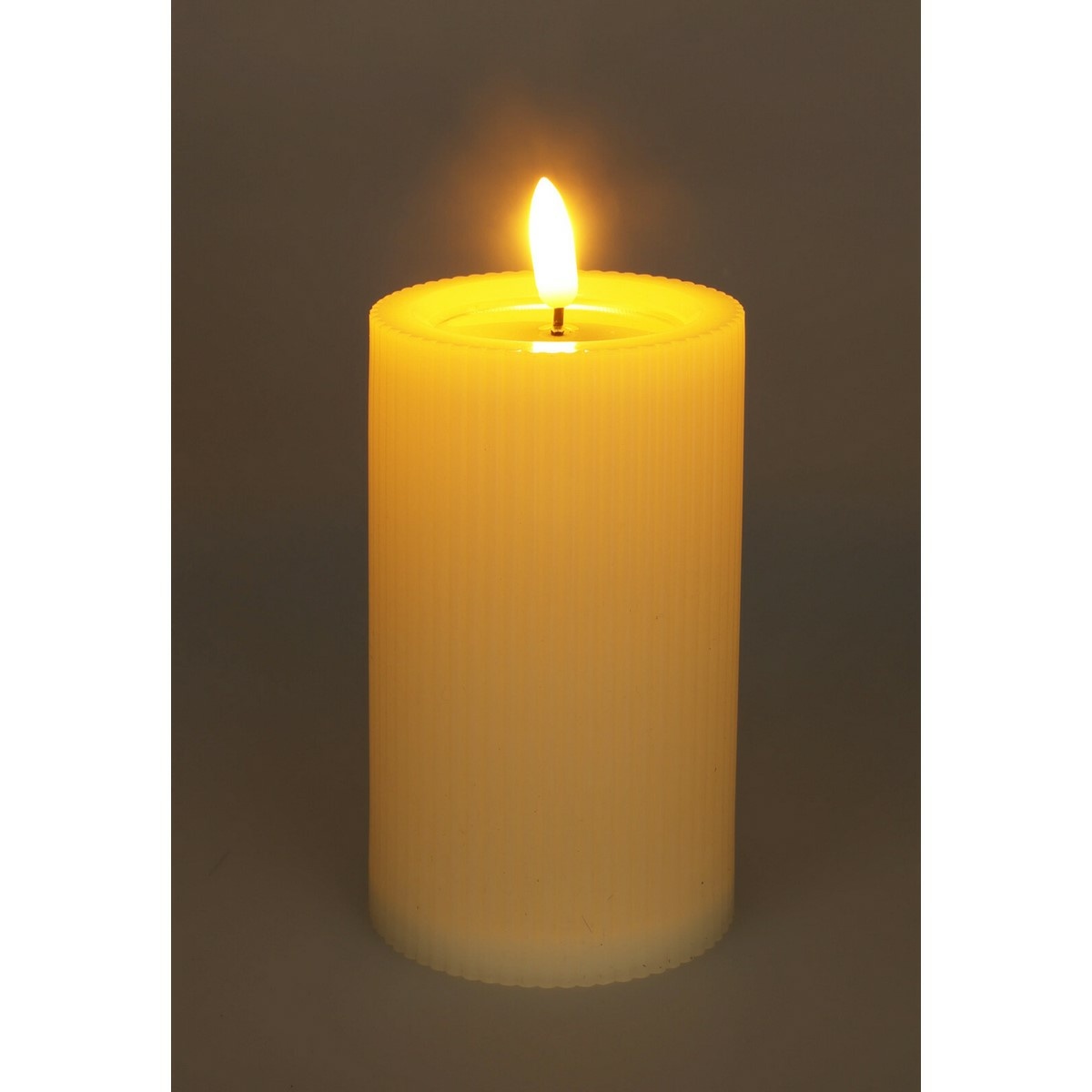 Vonkajšia LED sviečka 7,5 x 12,5 cm, béžová, na batérie Vonkajšia LED sviečka 7,5 x 12,5 cm, béžová, na batérie