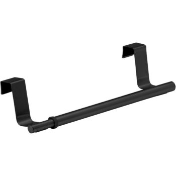 Wenko Nastaviteľný držiak na utierky 22-35 cm, čierna, S