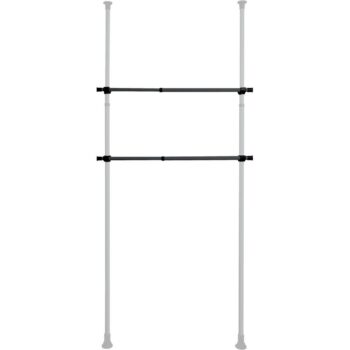 Wenko Sada 2 teleskopických horizontálnych tyčíHerkules, čierna