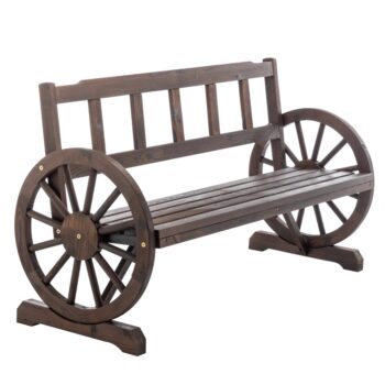 Záhradná lavička, hnedá, SABA TYP 2, M