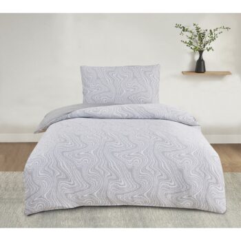 Žakárové povlečení Alabama šedá , 140 x 200 cm, 70x 90 cm