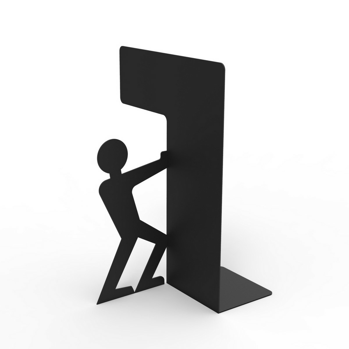 Zarážka na knihy Adam, čierna Zarážka na knihy Adam, čierna