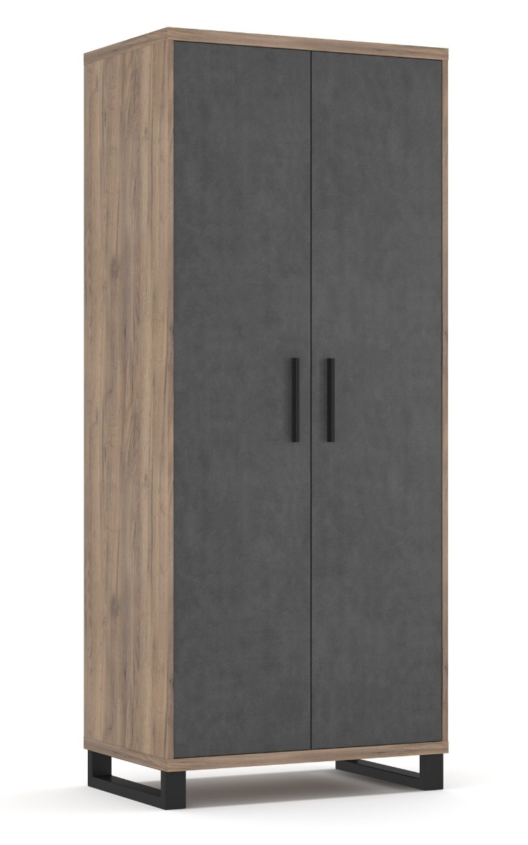 ALFA dvojdverová skriňa, dub tabaco-matera ALFA dvojdverová skriňa, dub tabaco-matera