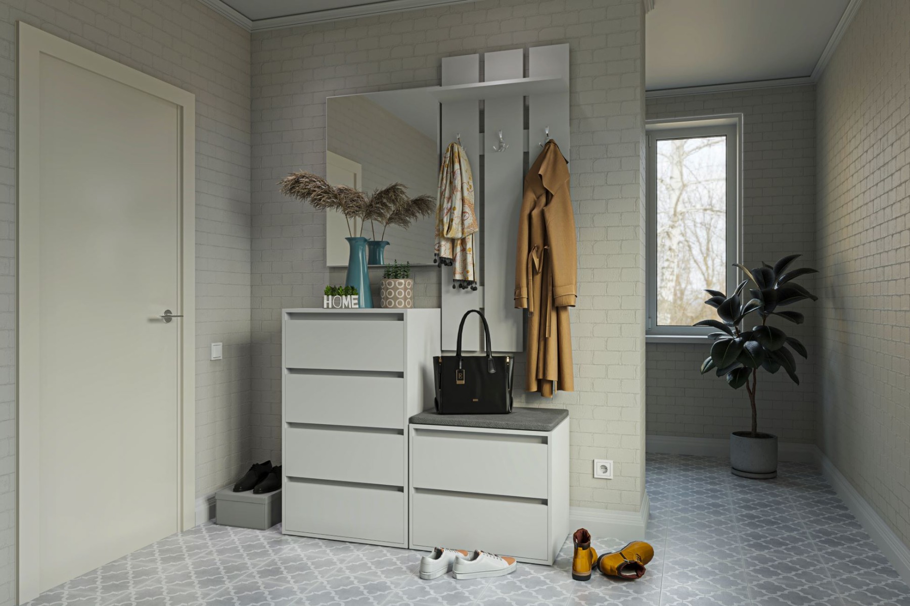 AMARO predsieň, biela AMARO predsieň, biela