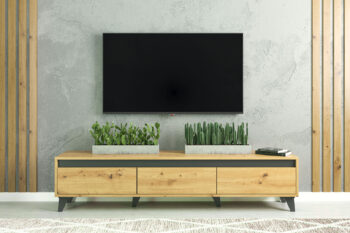 ANDREA TV stolík, dub Artisan / antracit