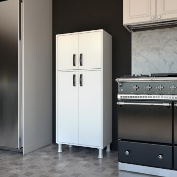 ARENA štvordverová komoda, biela