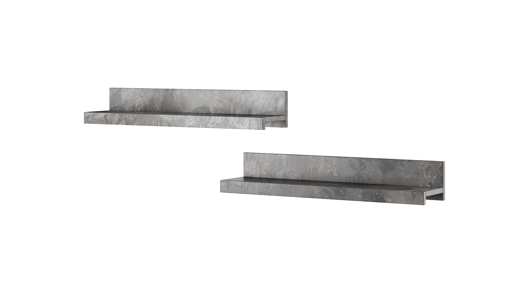 ASIA 01 závesné police 2ks, schiefer ASIA 01 závesné police 2ks, schiefer