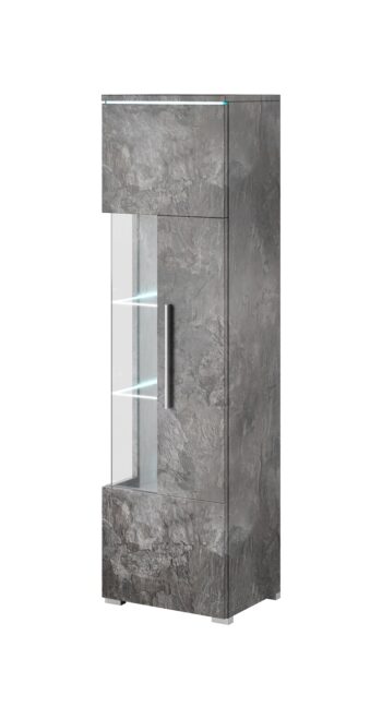 ASIA 06 vysoká vitrína pravá, schiefer