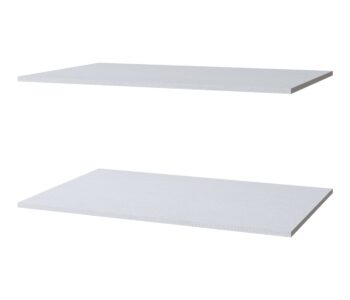 ASIA 2ks polica do šatníkovej skrine, biela