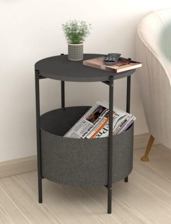 BANDE okrúhly konferenčný stolík, antracit