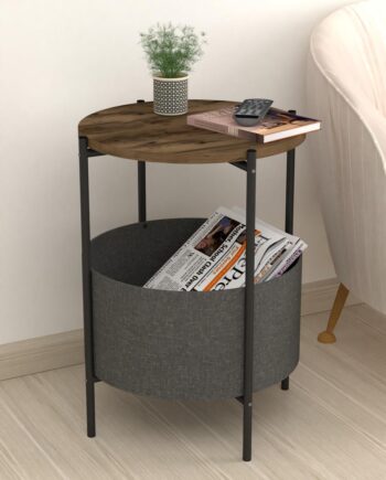 BANDE okrúhly konferenčný stolík, orech lidya