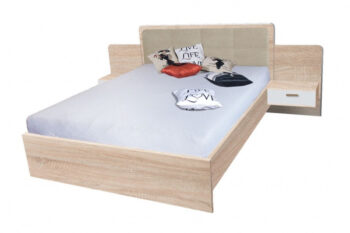 BANDI manželská posteľ so stolíkmi EF2L