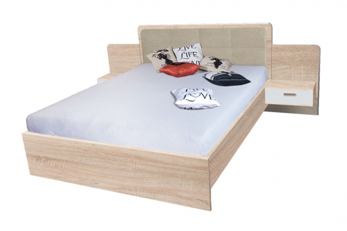 BANDI manželská posteľ so stolíkmi EF2L BANDI manželská posteľ so stolíkmi EF2L