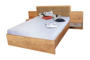 BANDI manželská posteľ so stolíkmi EF4L