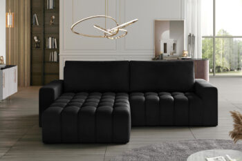 BARON 10 rohová sedačka, Mat Velvet 99, ľavý roh