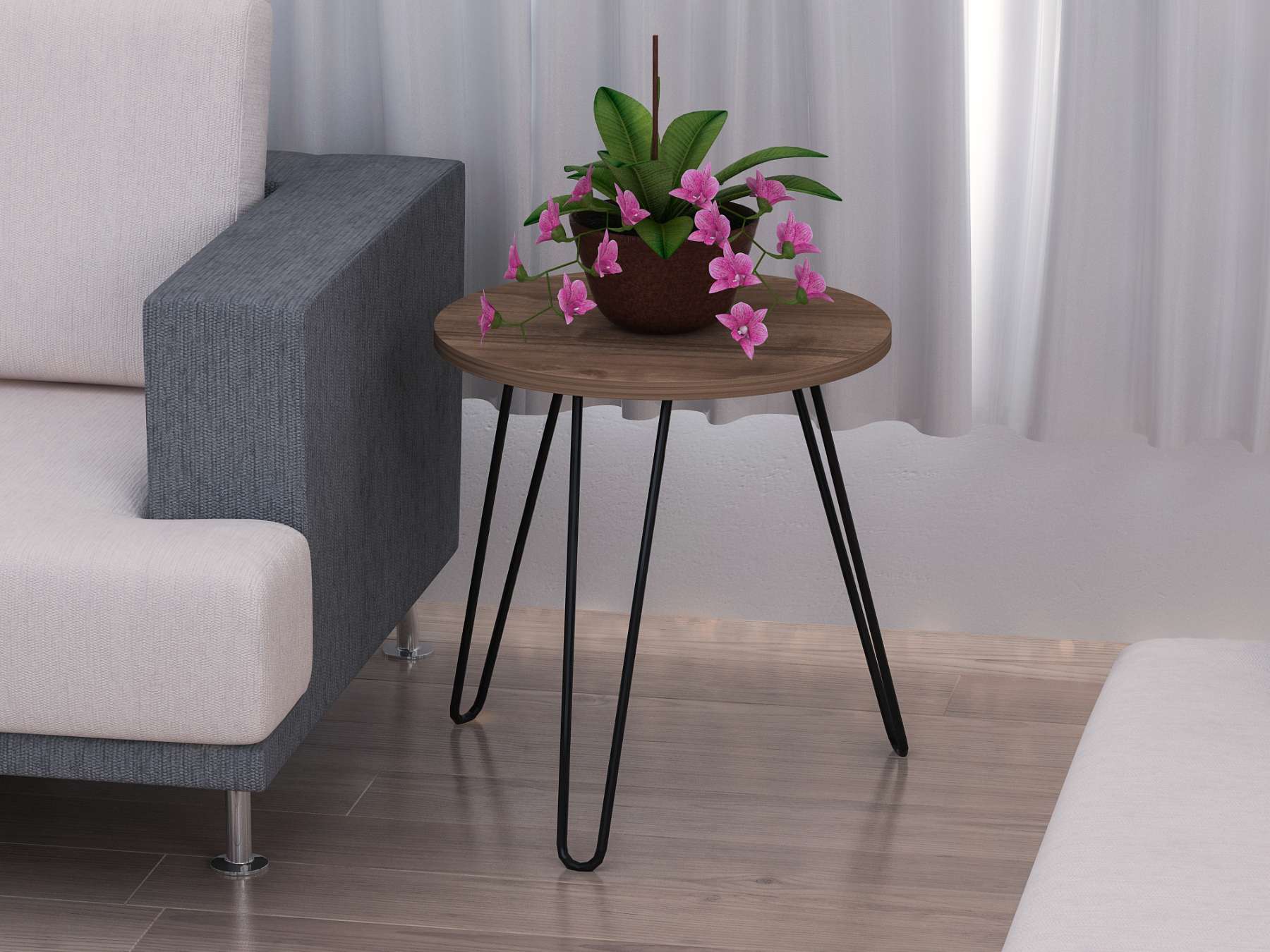 BERIETE príručný stolík, orech BERIETE príručný stolík, orech