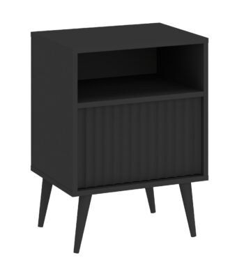 BIEBER nočný stolík 1S, antracit