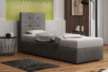 BONEMI čalúnené jednolôžko 80, s úložným priestorom, COSMIC 160