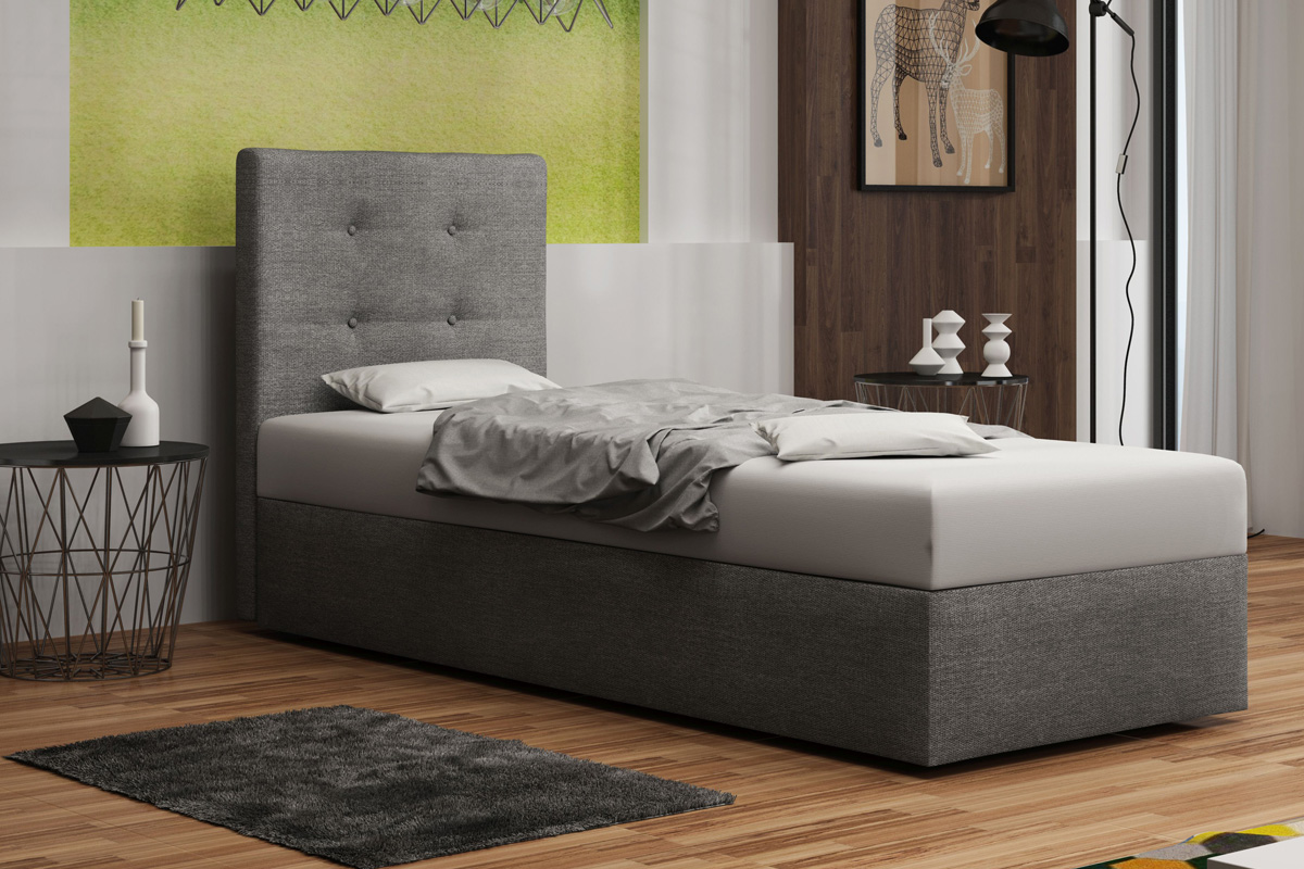 BONEMI čalúnené jednolôžko 80, s úložným priestorom, COSMIC 160 BONEMI čalúnené jednolôžko 80, s úložným priestorom, COSMIC 160