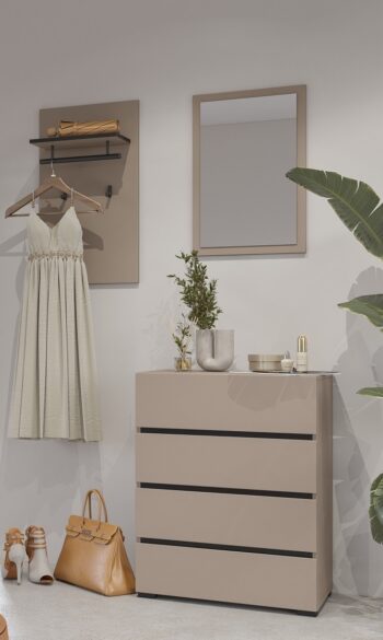 BRENDON zostava do predsiene, congo / čierna